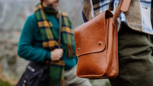 8 Types of Cross Body Bags | Hikers sporting leather crossbody bags - Katz Leather