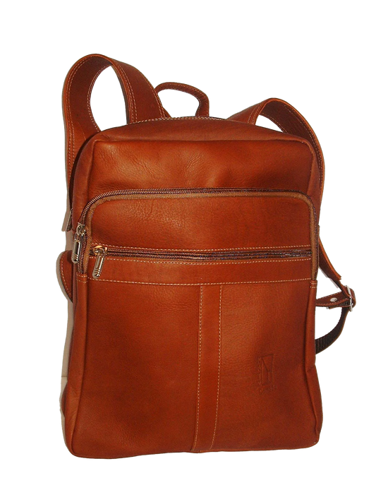 Handmade Tan Leather Backpack