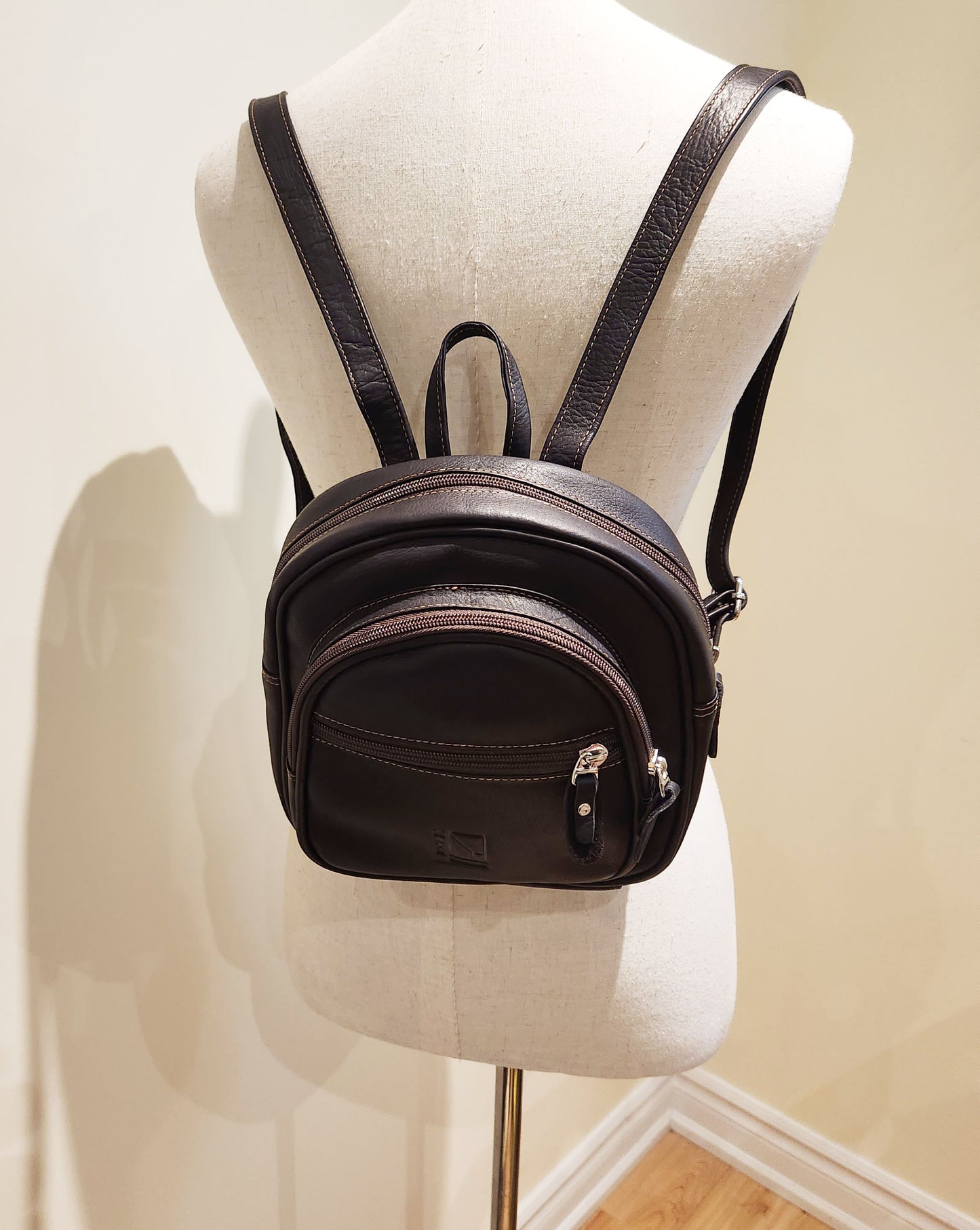 Dark Brown Leather Purse