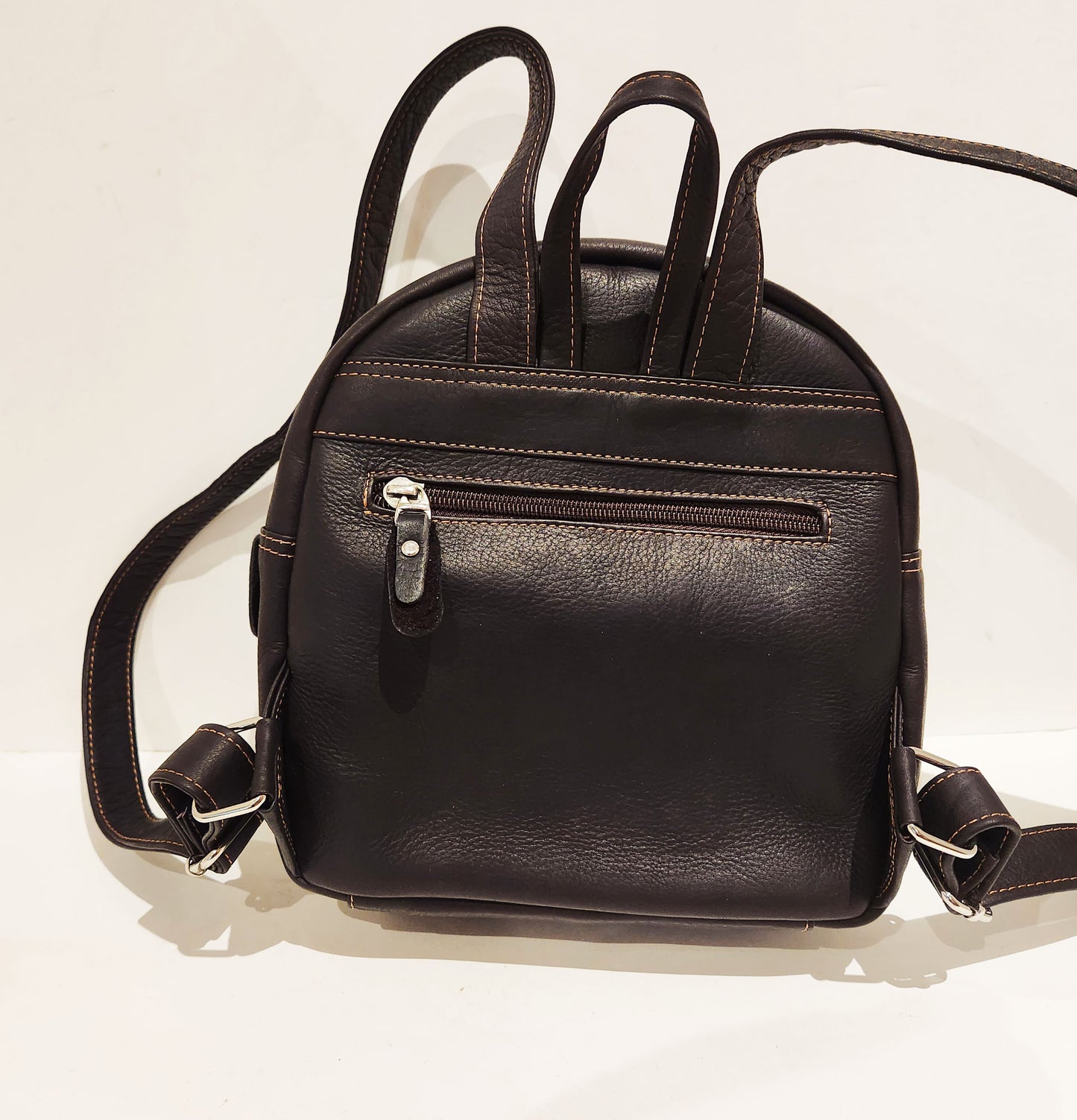 Dark Brown Leather Purse