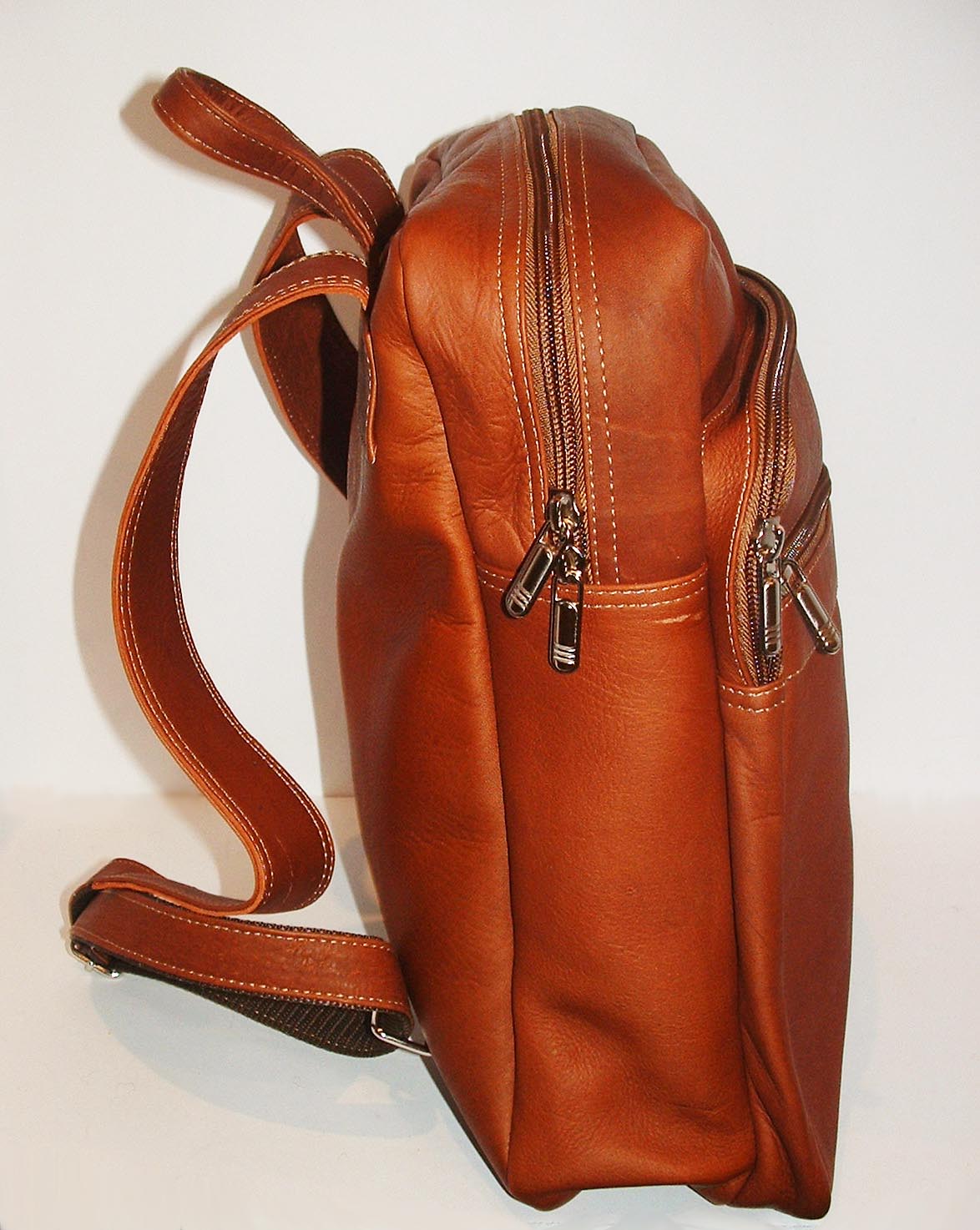 Handmade Tan Leather Backpack