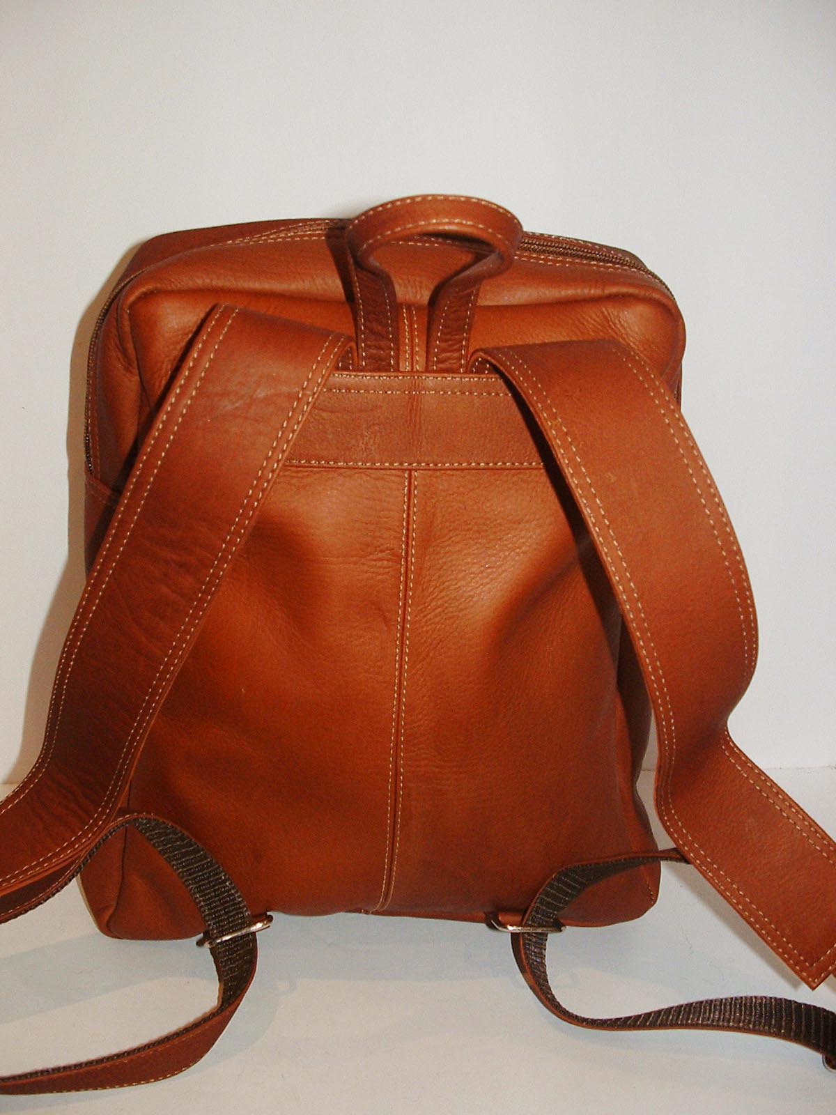 Handmade Tan Leather Backpack