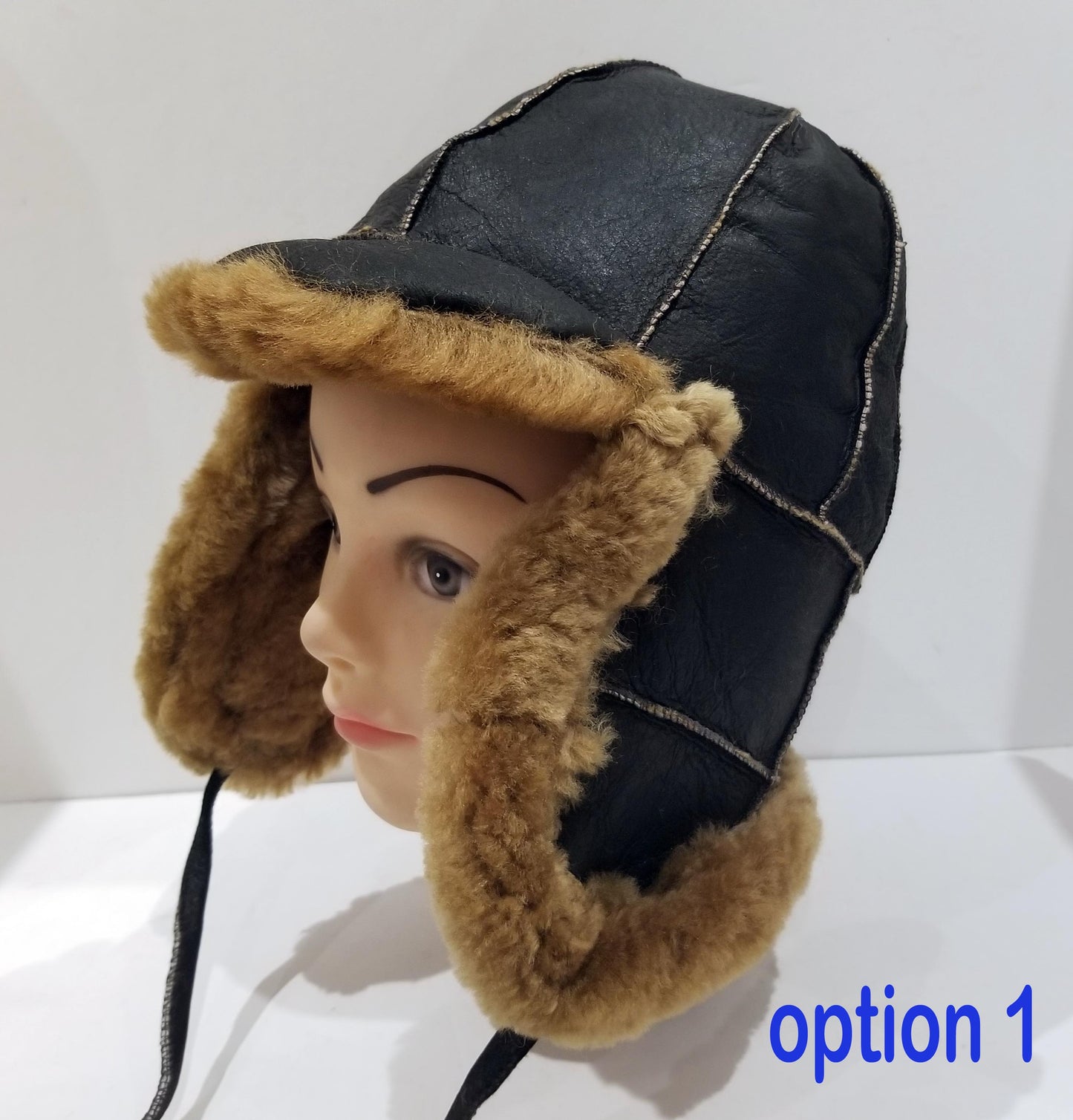 Kids' Sheepskin Aviator Hat