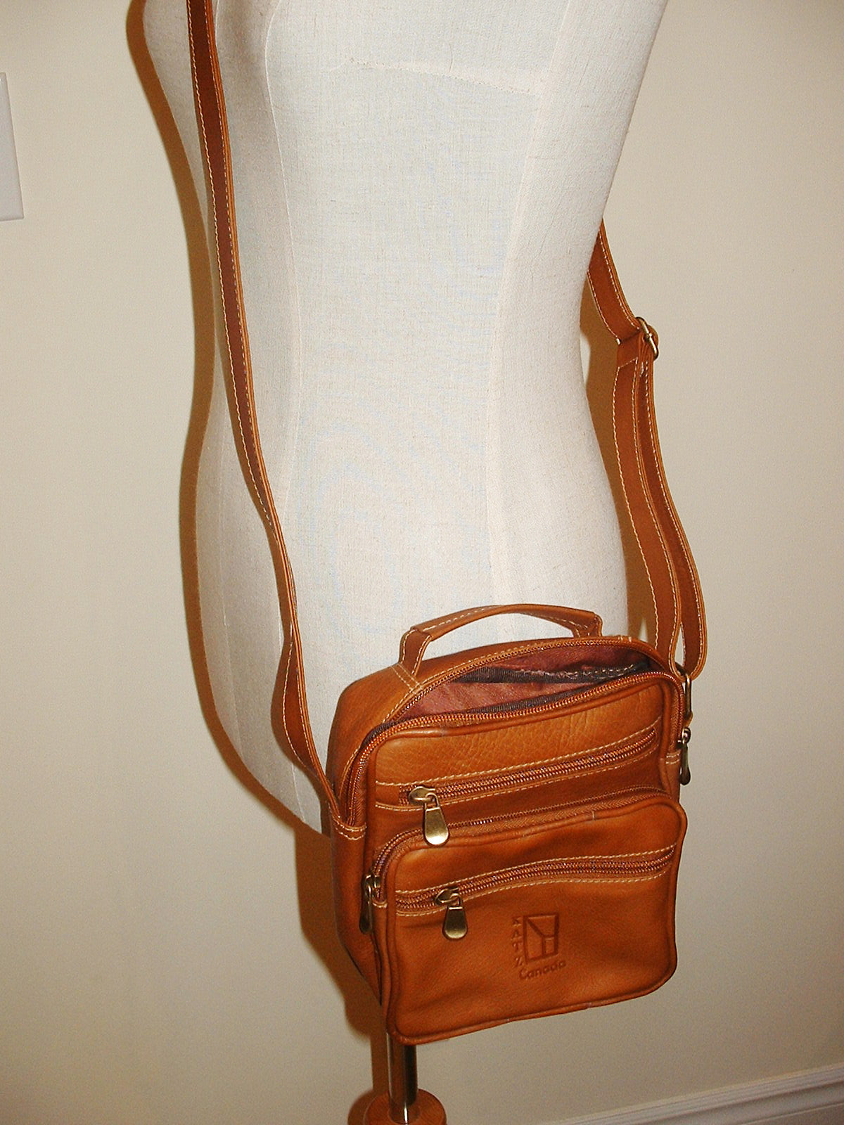 Handmade Leather Messenger Bag