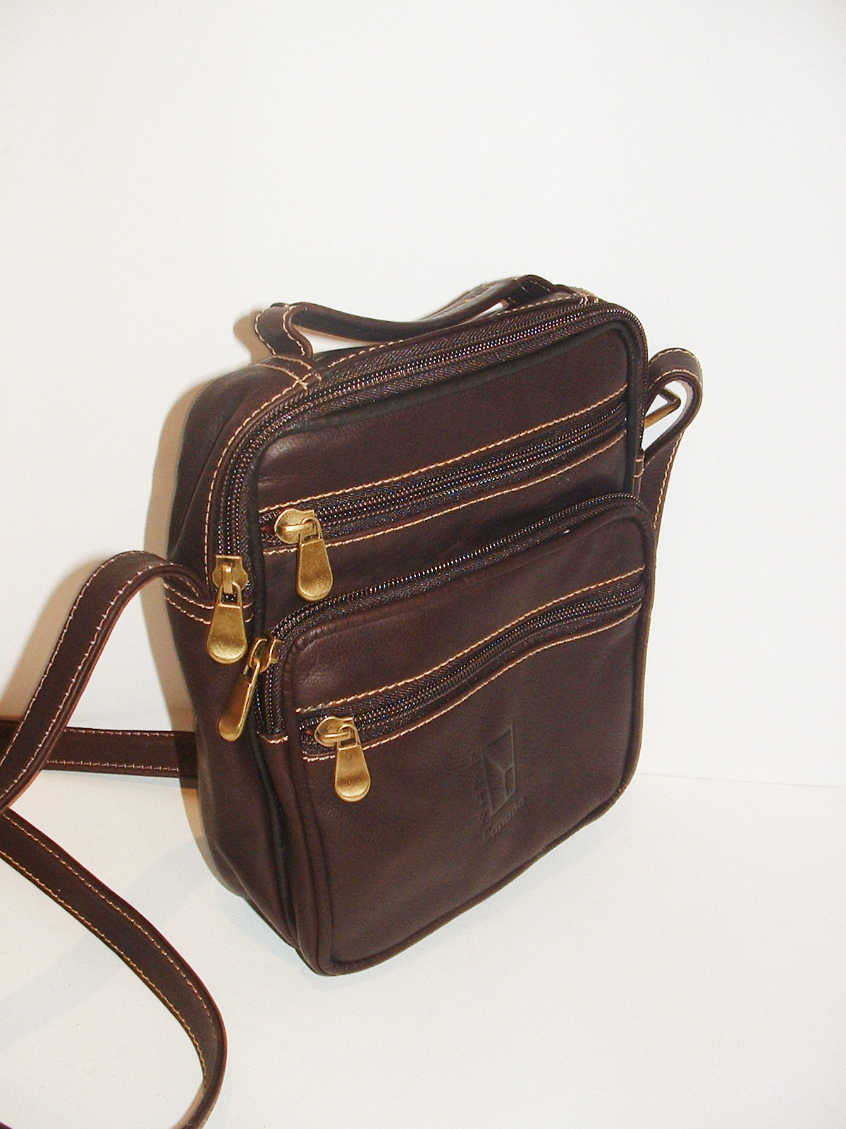 Brown Leather Crossbody Bag