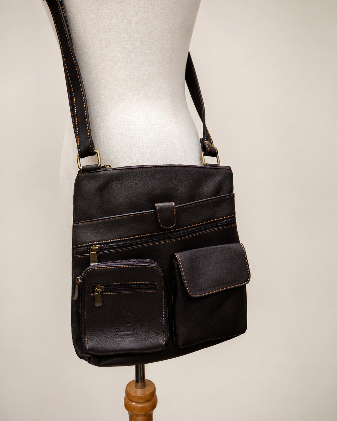 Leather Handbag Satchel
