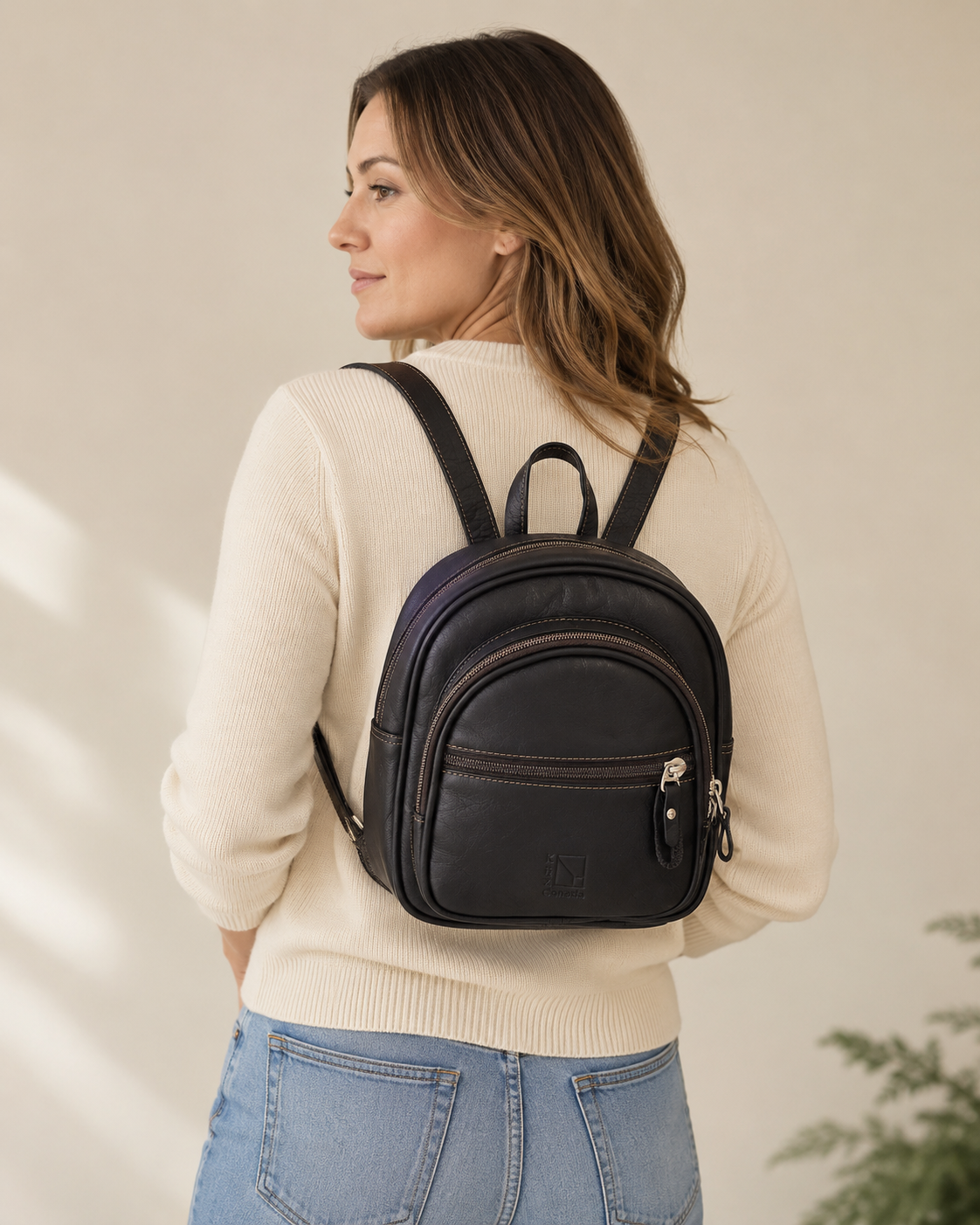 Dark Brown Leather Purse