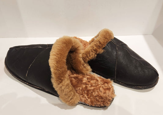 Sheepskin Slippers with Natural Shearling