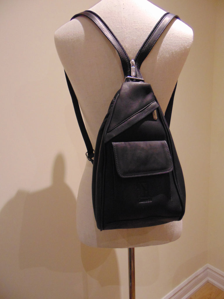 Black Backpack Soft Leather Women Backpack Going Mommy Bag - Temu