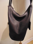 Genuine Small Leather Backpack and Purse Combination, LIGHT and SOFT, color Dark Brown, Handmade by Ben Katz Free Shipping to United States and Canada.