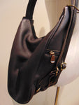 Genuine Small Leather Backpack and Purse Combination, LIGHT and SOFT, color Dark Brown, Handmade by Ben Katz Free Shipping to United States and Canada.