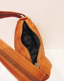 Genuine Small Leather Backpack and Purse Combination, LIGHT and SOFT, Unisex , color TAN, Handmade by Ben Katz Free Shipping to United States and Canada.