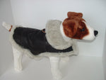 Genuine Sheepskin Dog Coat - Real shearling handmade. Dog jacket made with sheepskin and sheep wool by Ben Katz - Katz Leather
