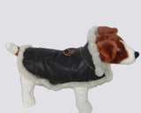 Genuine Sheepskin Dog Coat - Real shearling handmade. Dog jacket made with sheepskin and sheep wool by Ben Katz - Katz Leather
