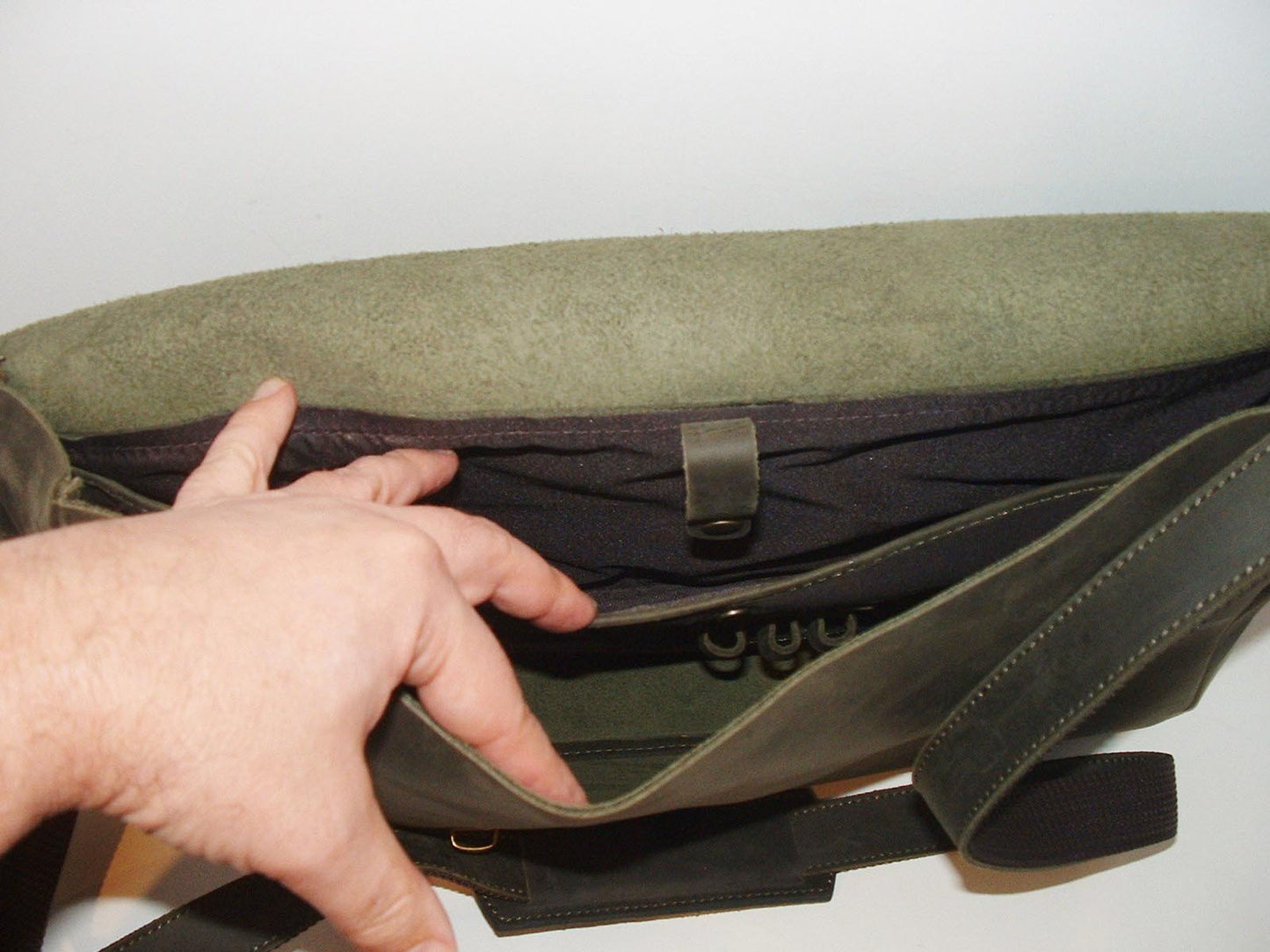 Laptop Leather Shoulder Bag